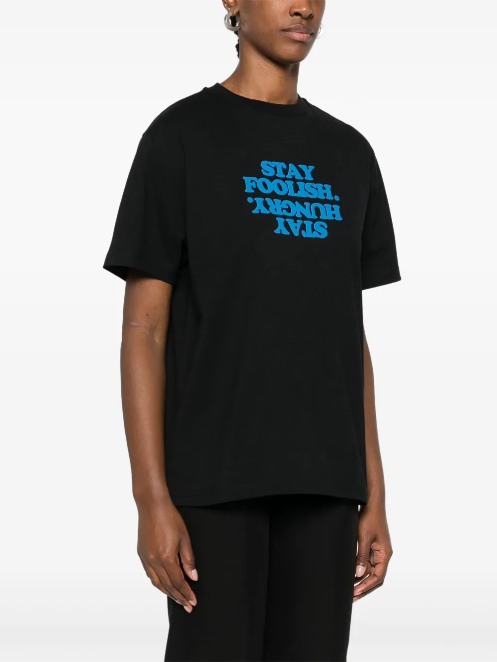 Coperni Stay Hungry T-shirt Zwart