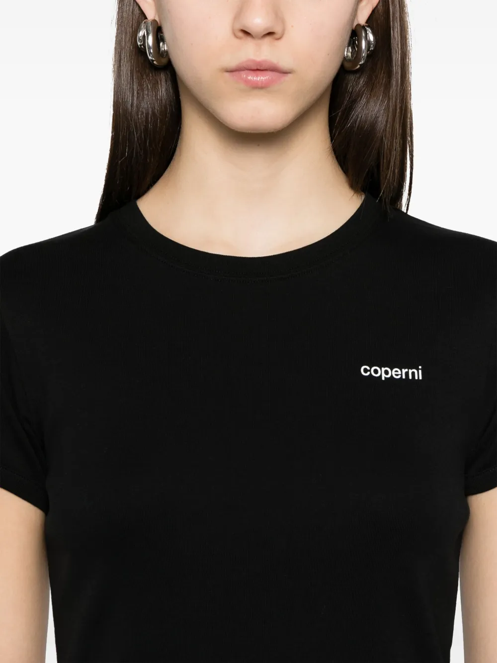 Coperni T-shirt met logoprint Zwart