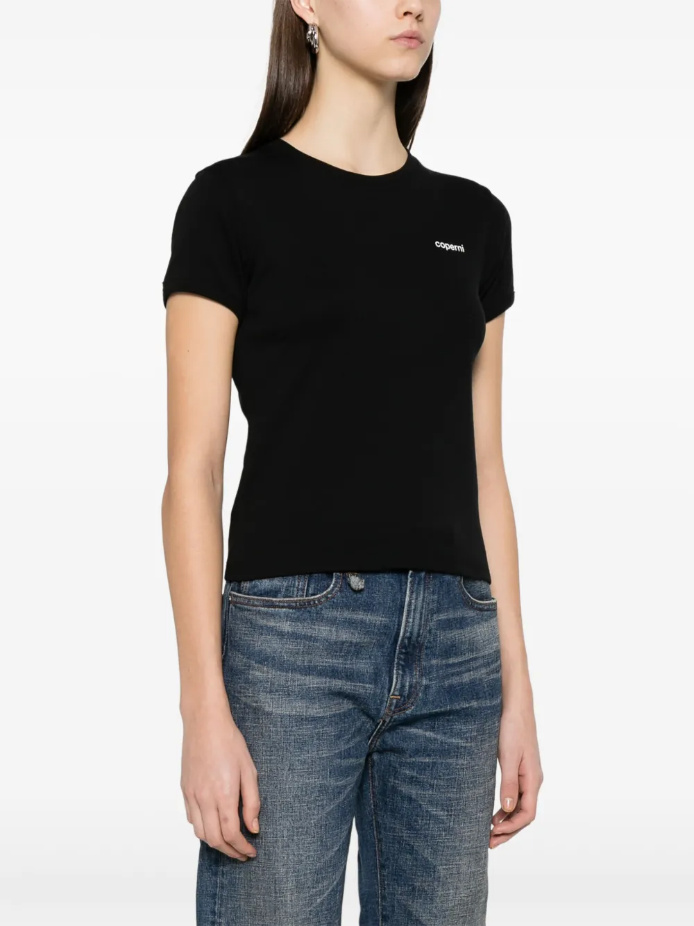 Coperni T-shirt met logoprint Zwart