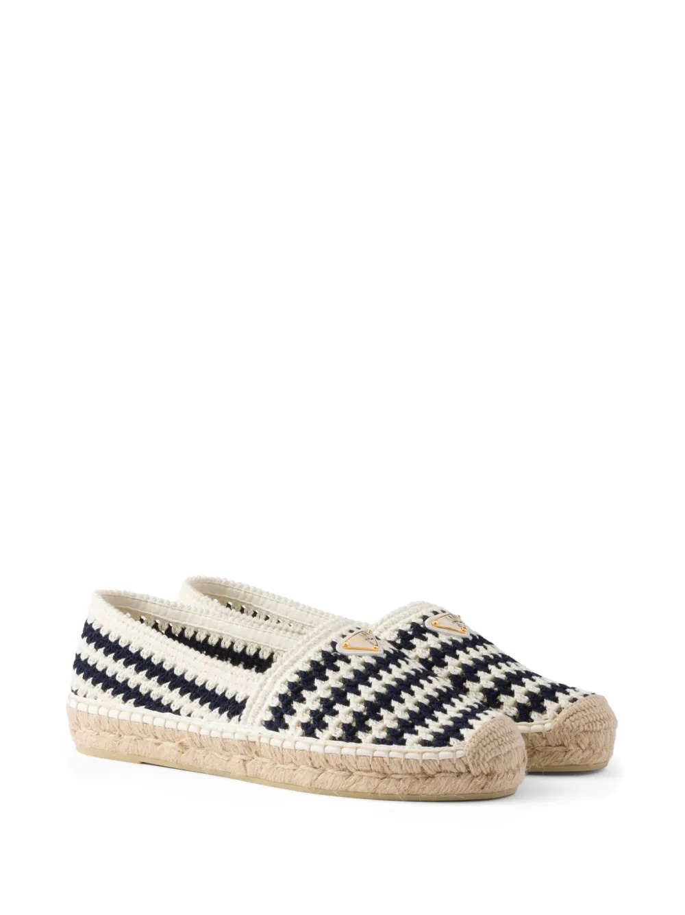 Prada crochet espadrilles Blue