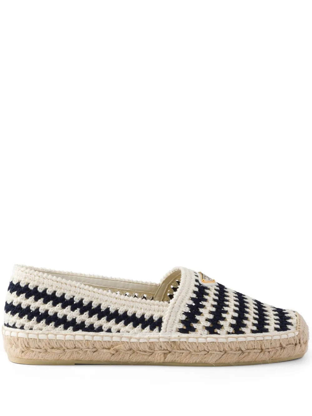 Prada crochet espadrilles Blue