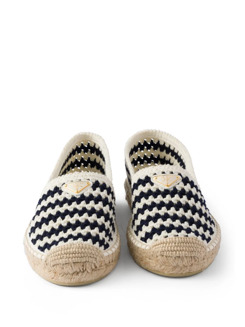 Prada crochet espadrilles Blue