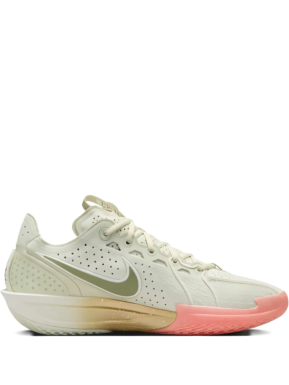 Nike Air Zoom GT Cut 3 "Our Holiday Sea Glass Oil Green Metallic Gold University Red Light Wild Mango Sail" sneakers