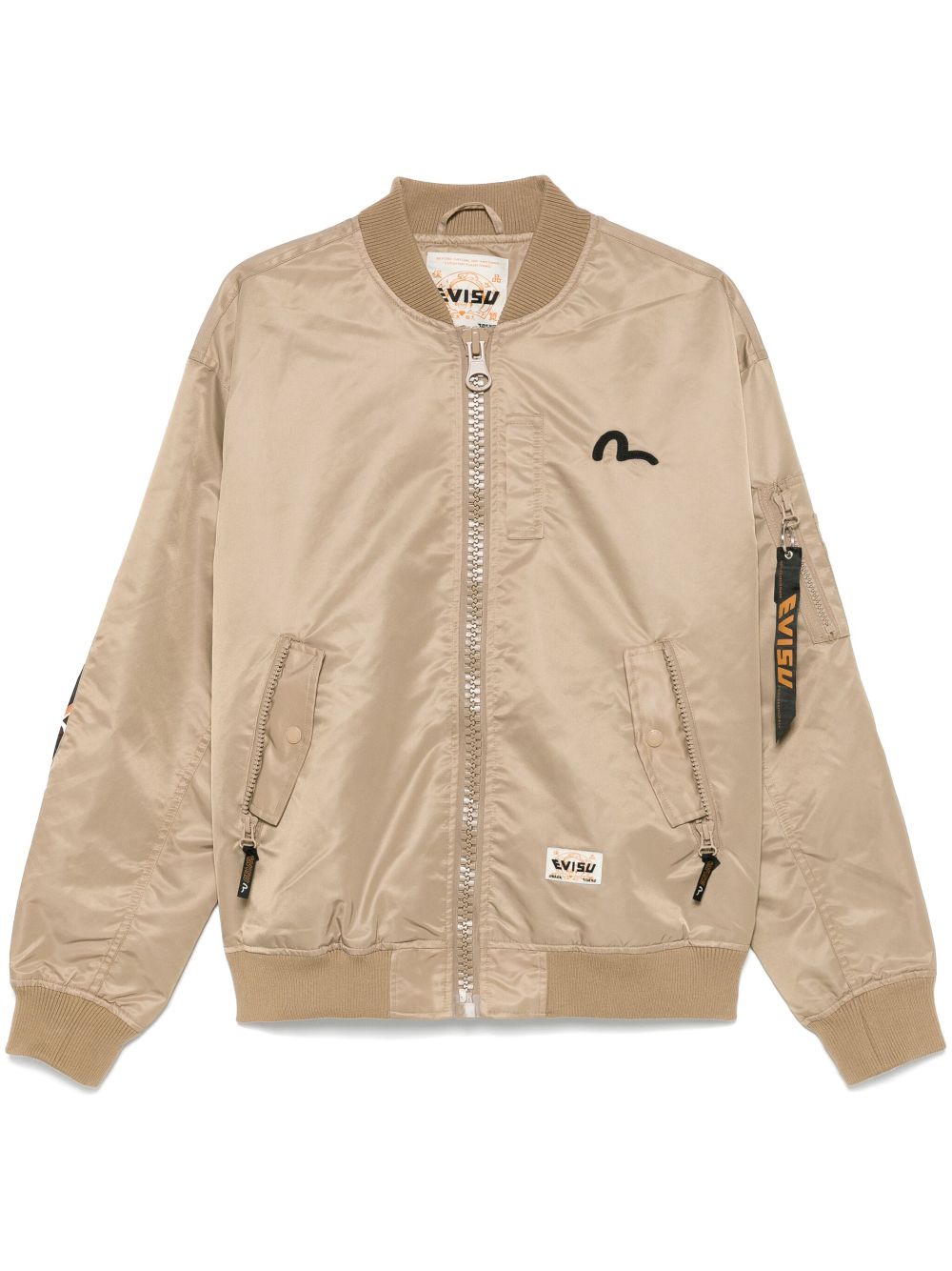 EVISU Virtual Vacation bomber jacket - Neutrals