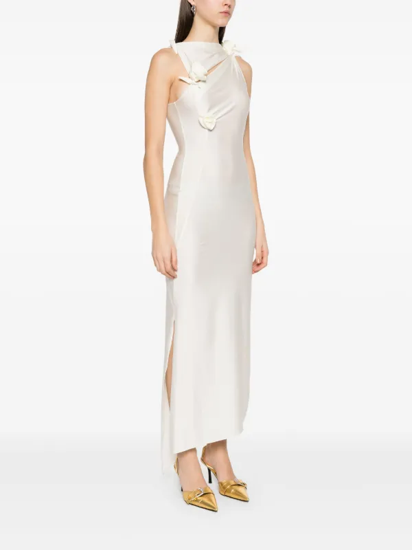 Coperni Rosette Knot Asymmetric Dress