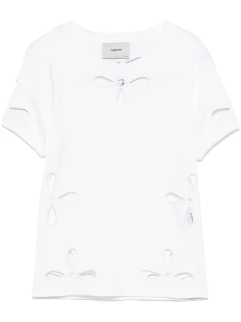 Coperni petal-embroidered T-shirt