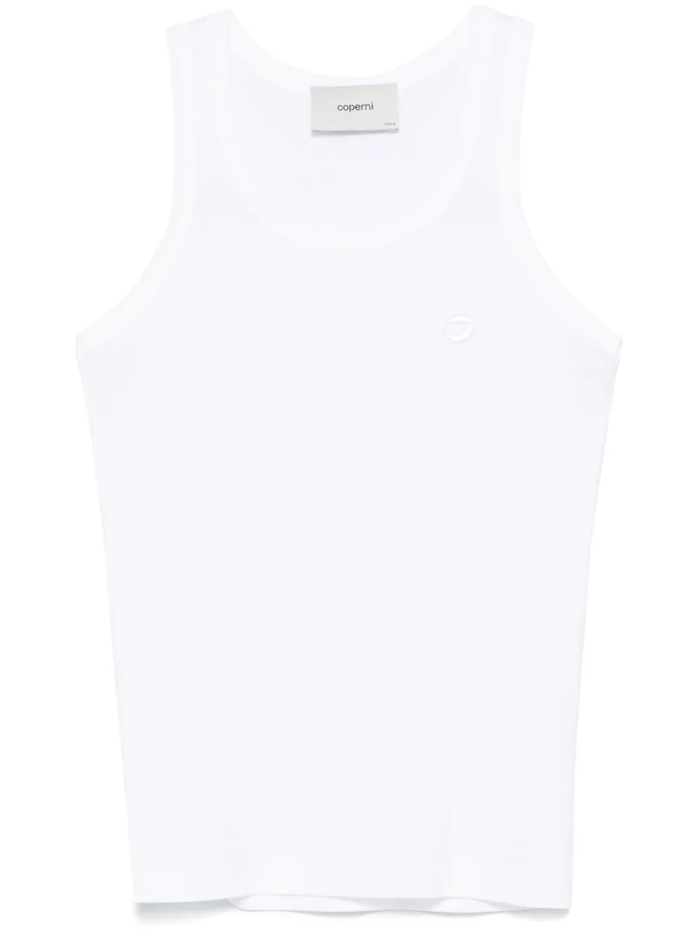 Coperni Canotta con ricamo | bianco | Image 1