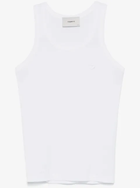 Coperni logo-embroidered tank top