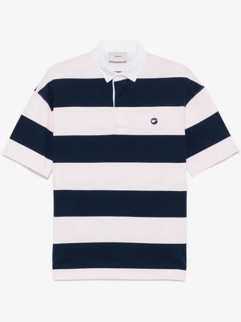 Coperni striped cotton polo shirt