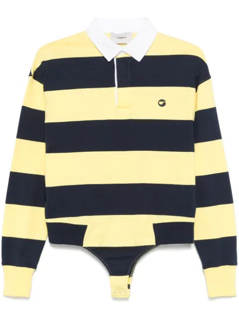 Coperni striped polo bodysuit