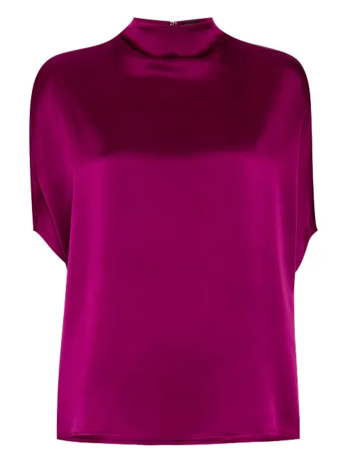 LAPOINTE haut en satin - Violet - LAPOINTE - Modalova