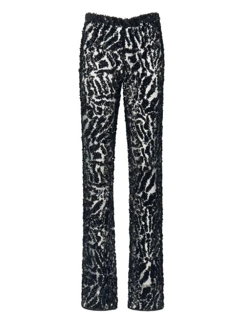 Pantalon ample en soie - LAPOINTE - Modalova