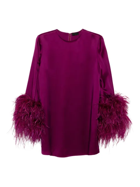 LAPOINTE feather-detail dress