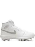 Jordan Jordan 1 Mid ""White Grey Fog"" cleats