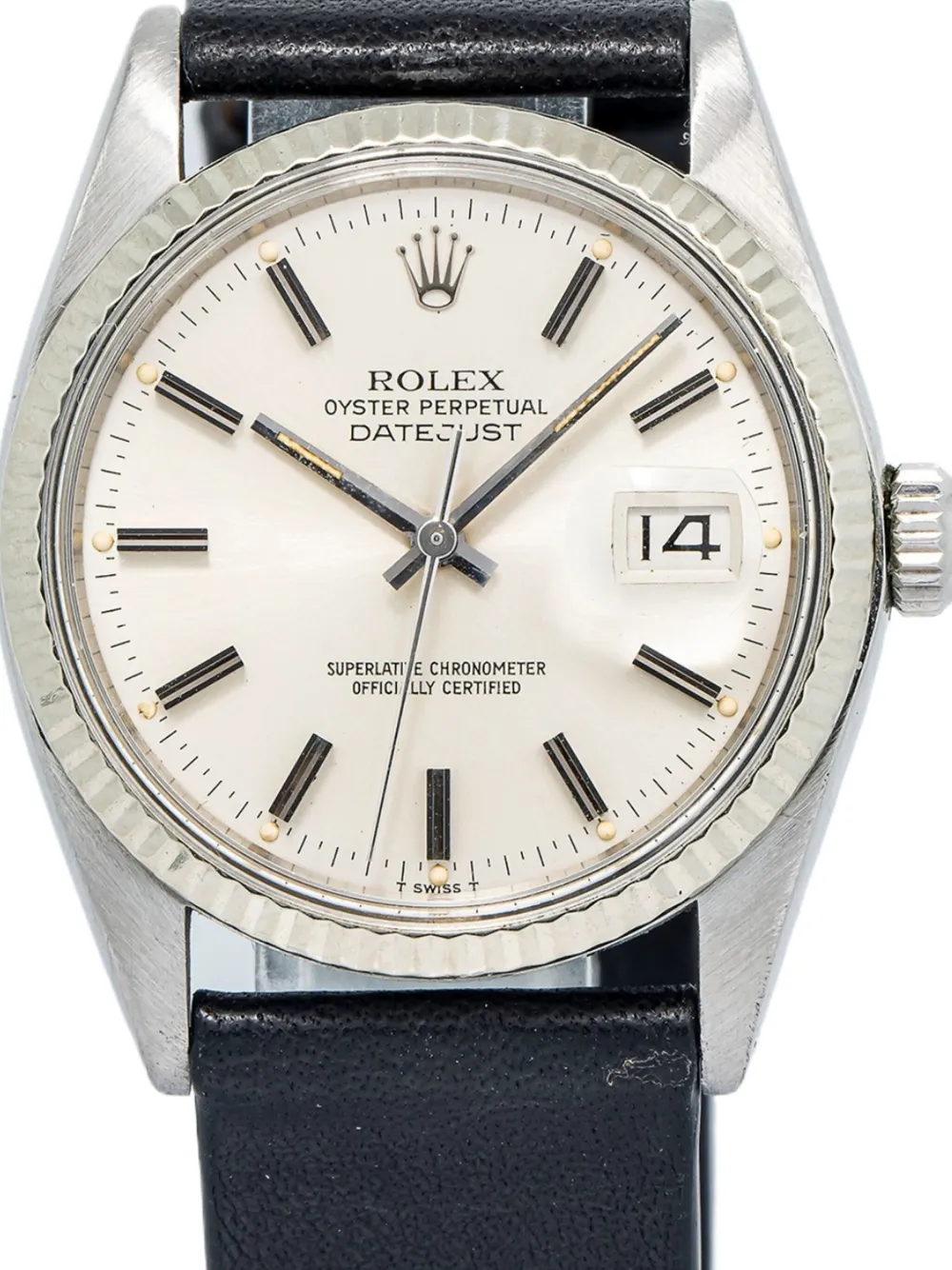 Pre-owned Rolex Datejust 36mm In White