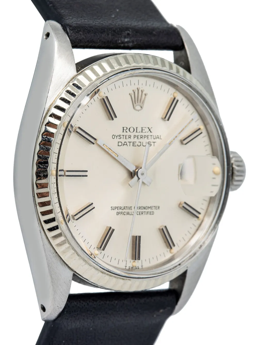 Pre-owned Rolex Datejust 36mm In White