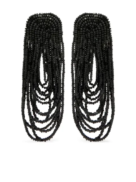 Oscar de la Renta Beaded Curtain Ohrringe