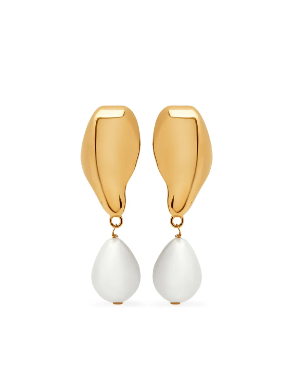 Oscar de la Renta ドロップピアス - ゴールドトーン Oscar de la Renta ドロップピアス - ゴールドトーン