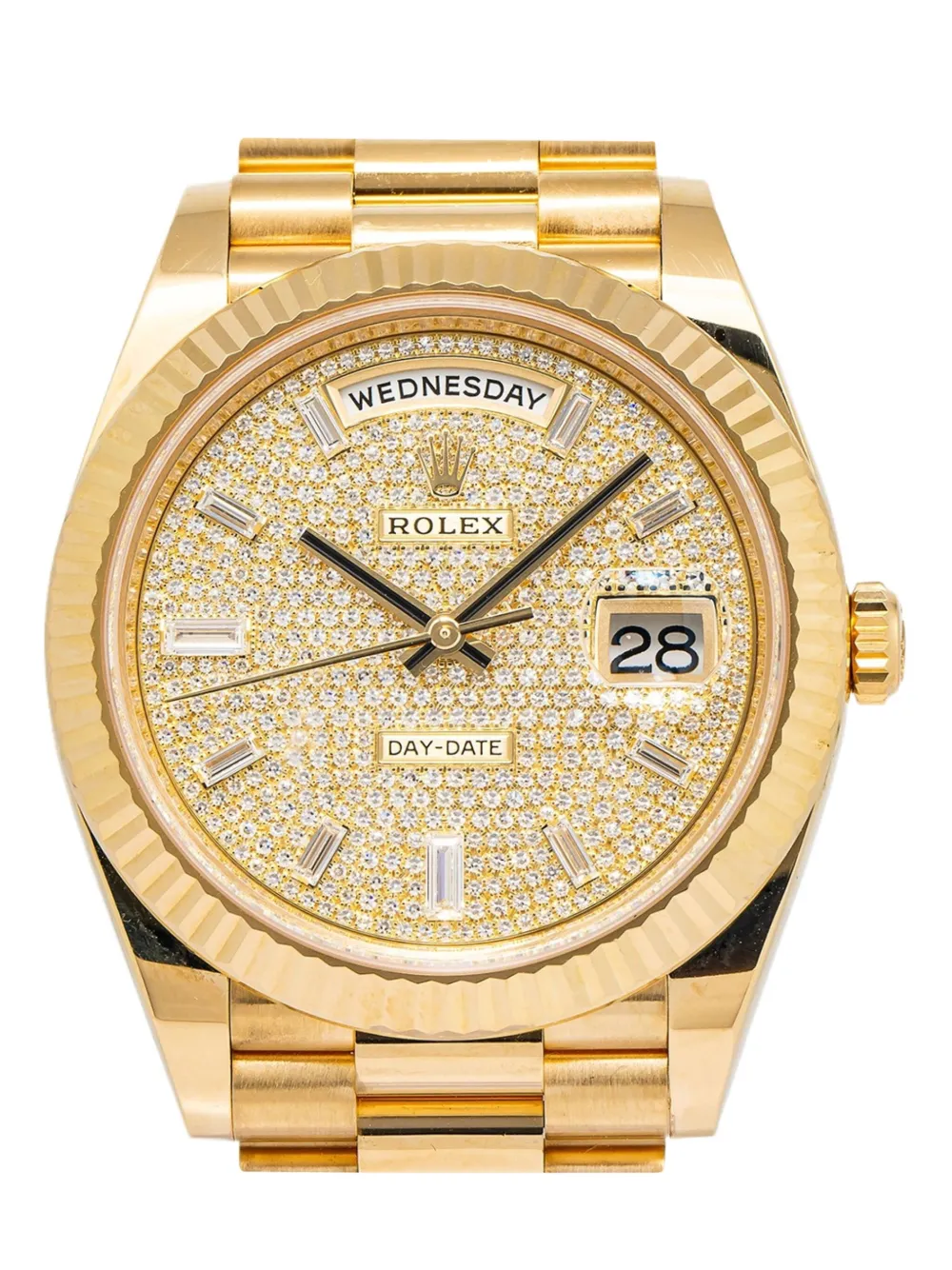 Pre-owned Rolex  Day-date 40mm In Gold