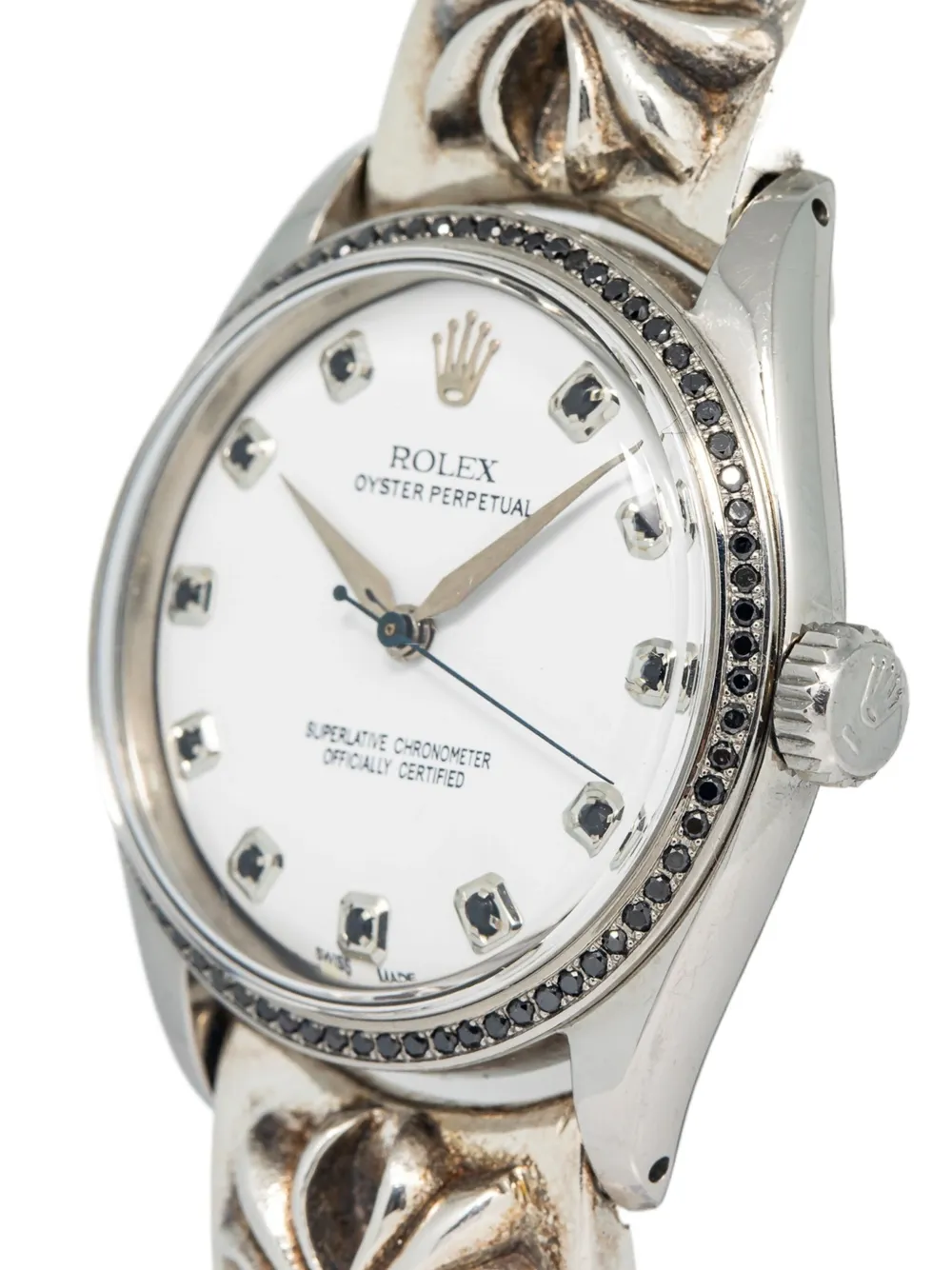 Rolex Pre-owned Oyster Perpetual horloge - Wit