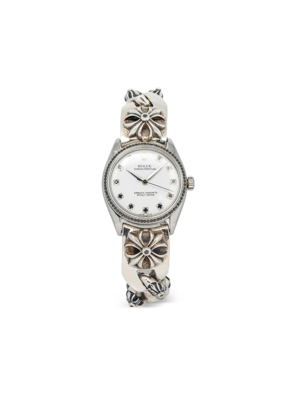 Rolex pre-owned Oyster Perpetual 34mm | White | Image 1