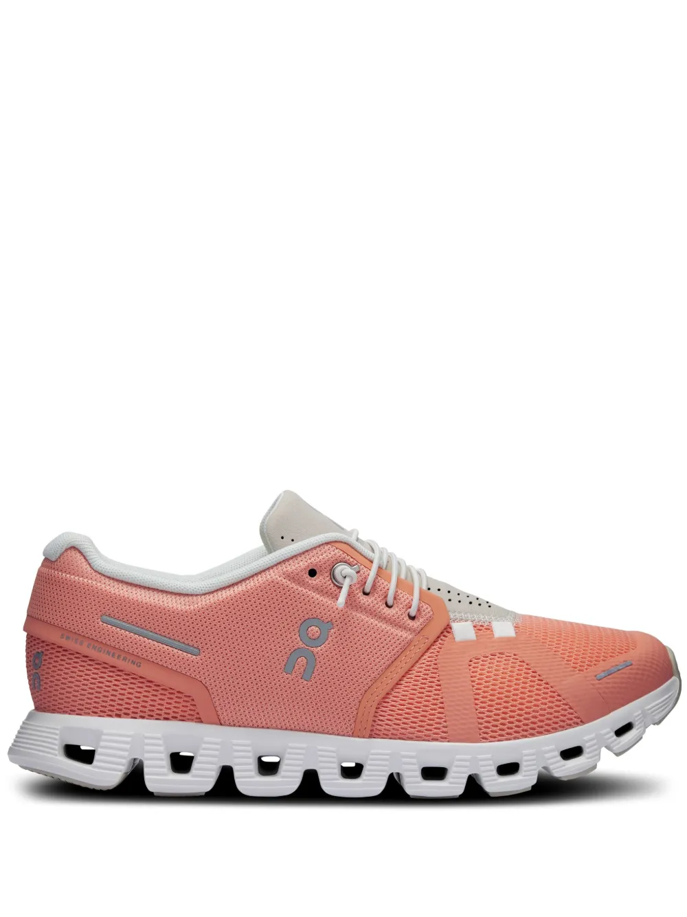 On Running Sneakers Cloud 5 - Flamingo/Pearl