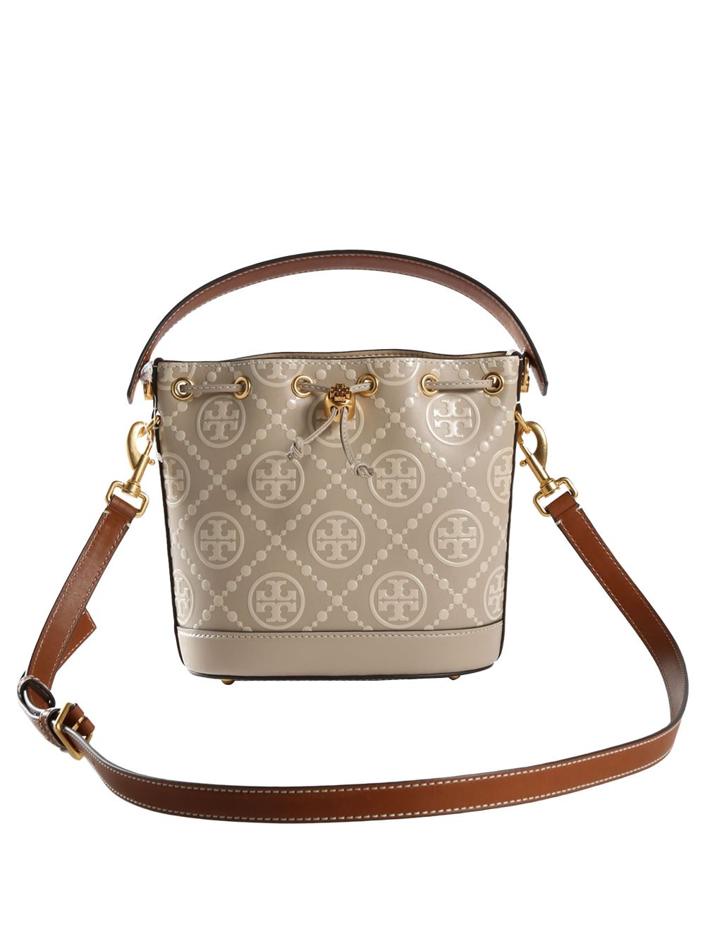 Tory Burch T-Monogram bucket bag - Neutrals