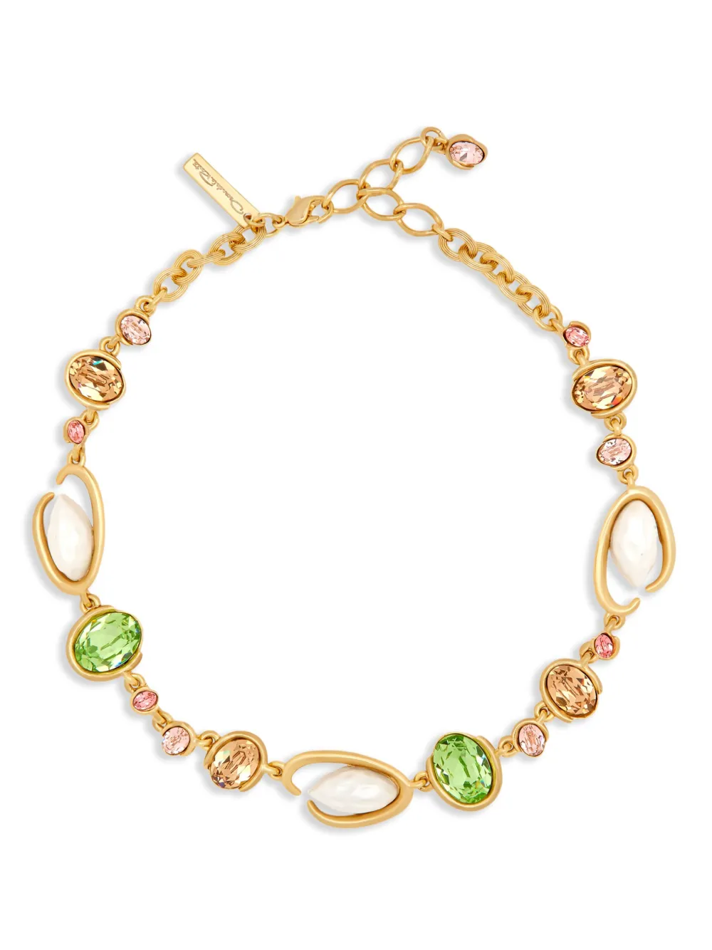 Oscar de la Renta バロックパール O ネックレス - ゴールドトーン Oscar de la Renta バロックパール O ネックレス - ゴールドトーン