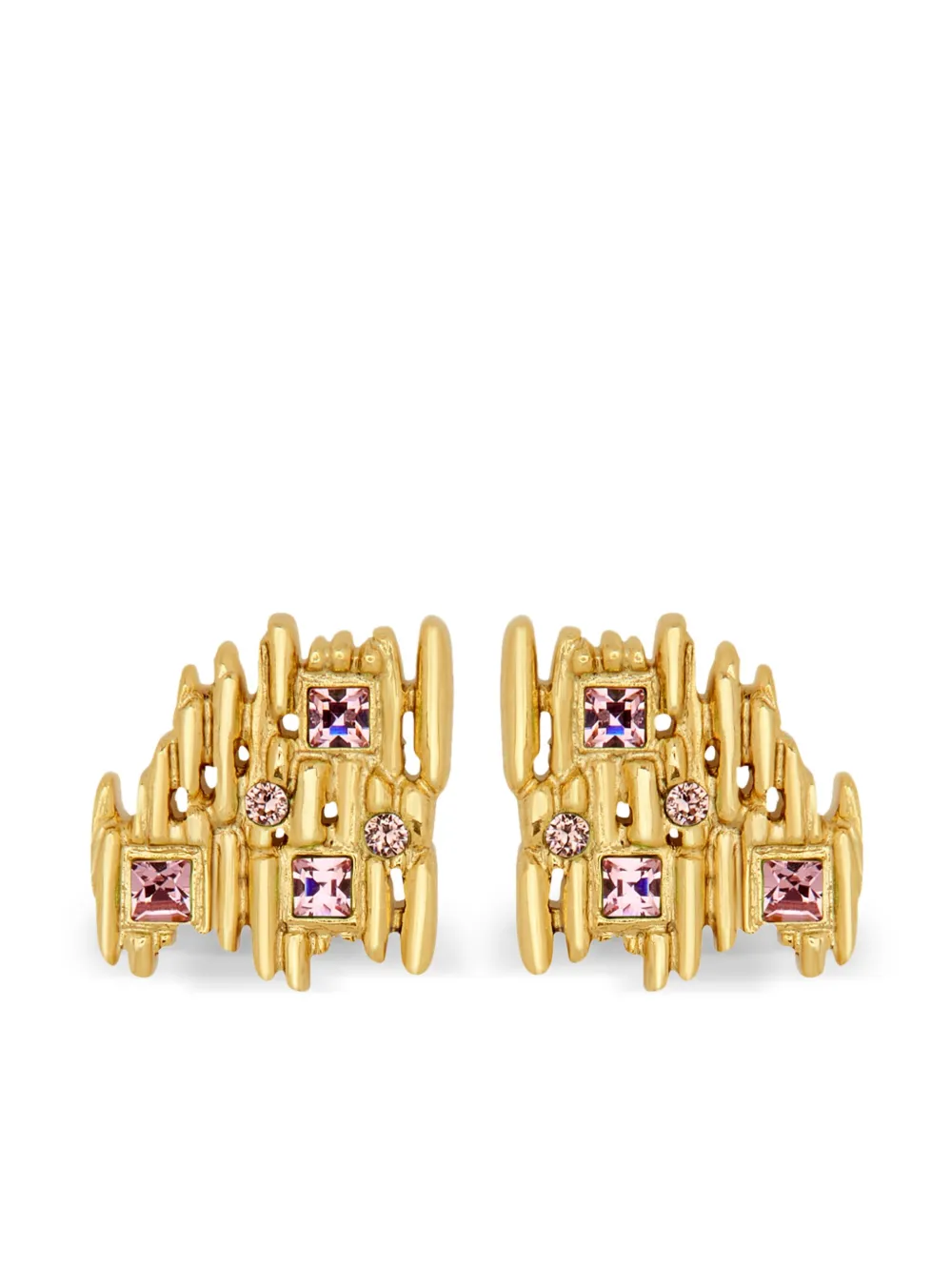 Oscar de la Renta Fine Line ピアス - ゴールドトーン Oscar de la Renta Fine Line ピアス - ゴールドトーン