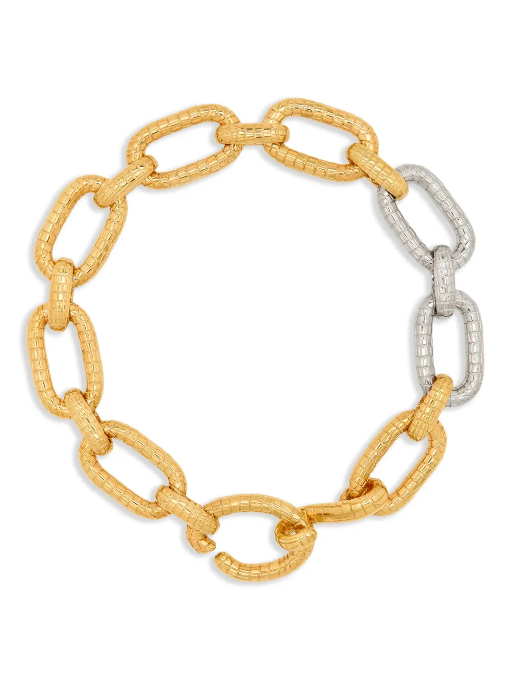Oscar de la Renta Mosaic O チェーンネックレス - ゴールドトーン Oscar de la Renta Mosaic O チェーンネックレス - ゴールドトーン