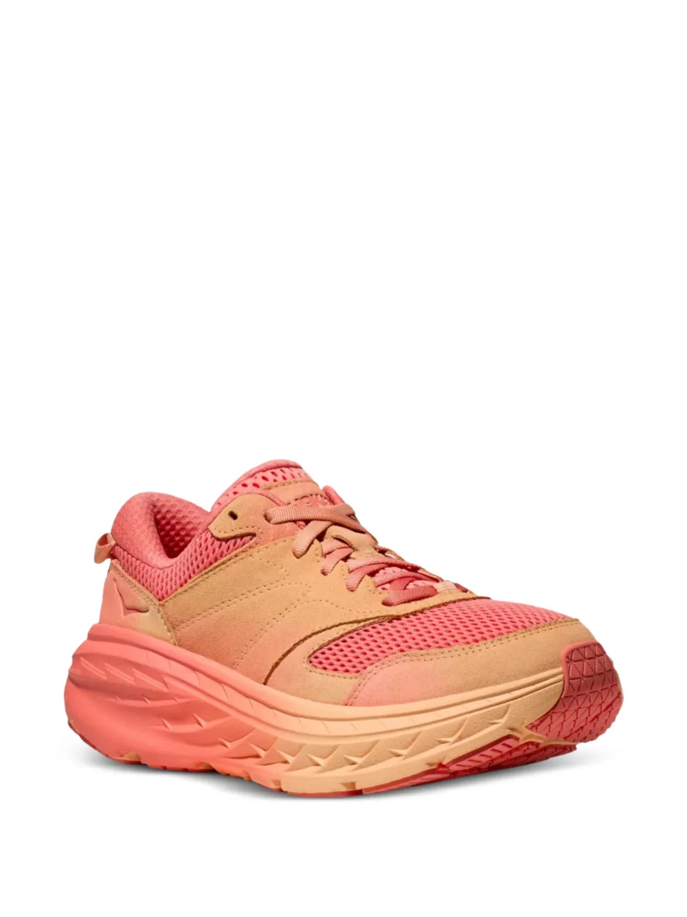 HOKA Vibrant Bloom Bondi L sneakers - Cantaloupe / Electric Coral