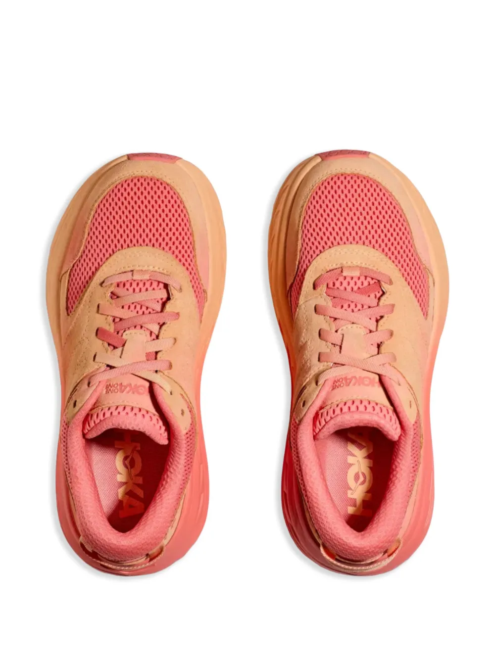 HOKA Vibrant Bloom Bondi L sneakers Oranje