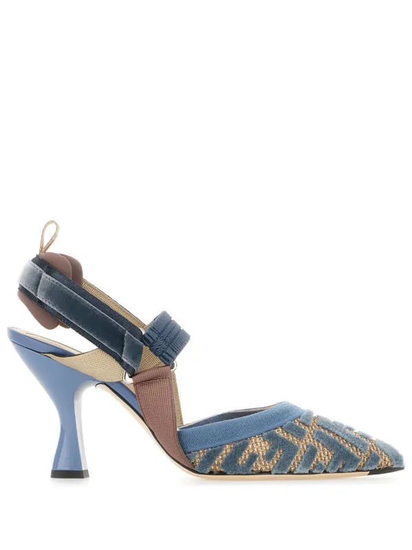 FENDI パンプス ブルー FENDI 85mm Colibri Pumps | Blue | FARFETCH