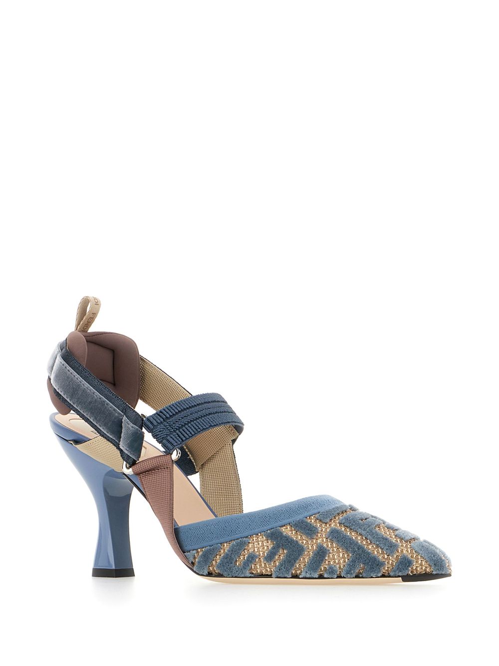 FENDI 85mm Colibri pumps - Blue