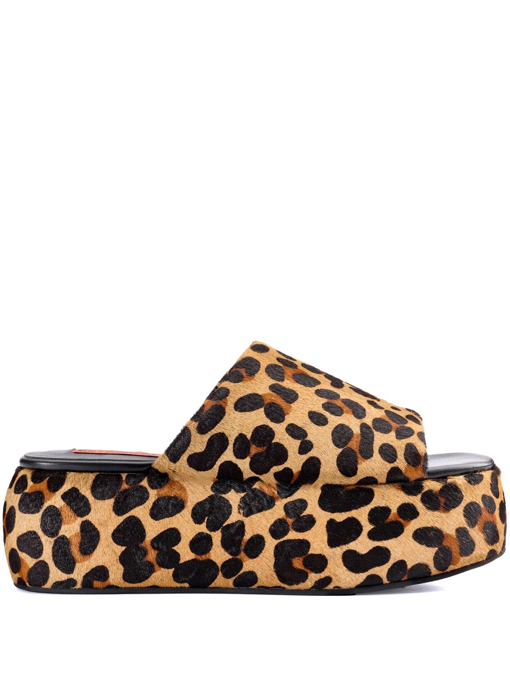 Simon Miller leopard-print slides Neutrals