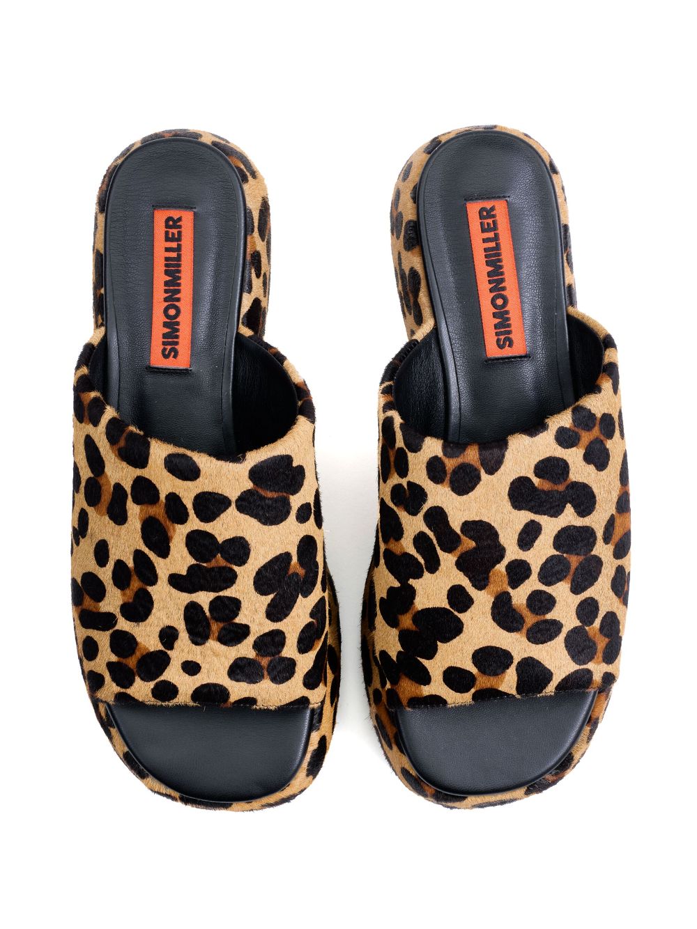 Simon Miller leopard-print slides Neutrals