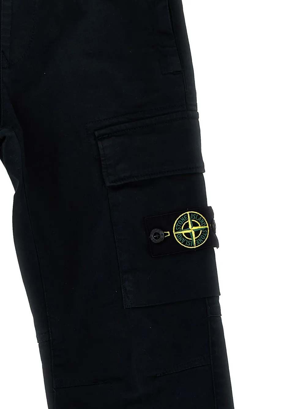 Stone Island Junior Trainingsbroek met Compass-logopatch Blauw