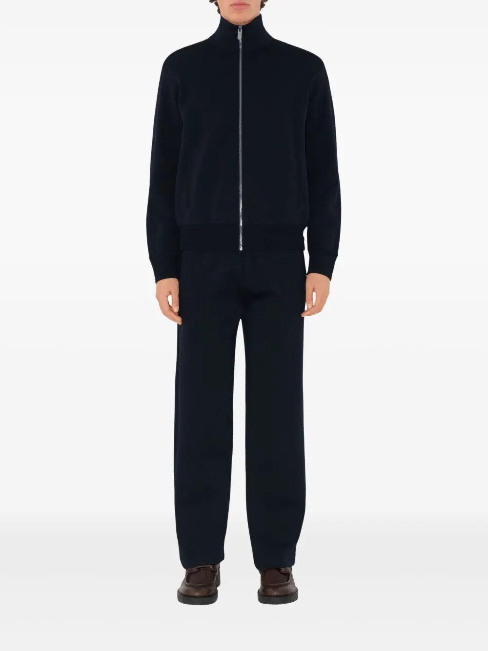 Burberry knitted track pants - Blauw