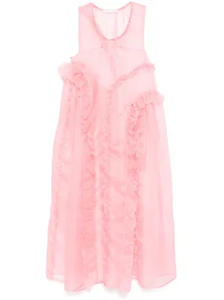 Cecilie Bahnsen Opal ドレス | ピンク | FARFETCH JP