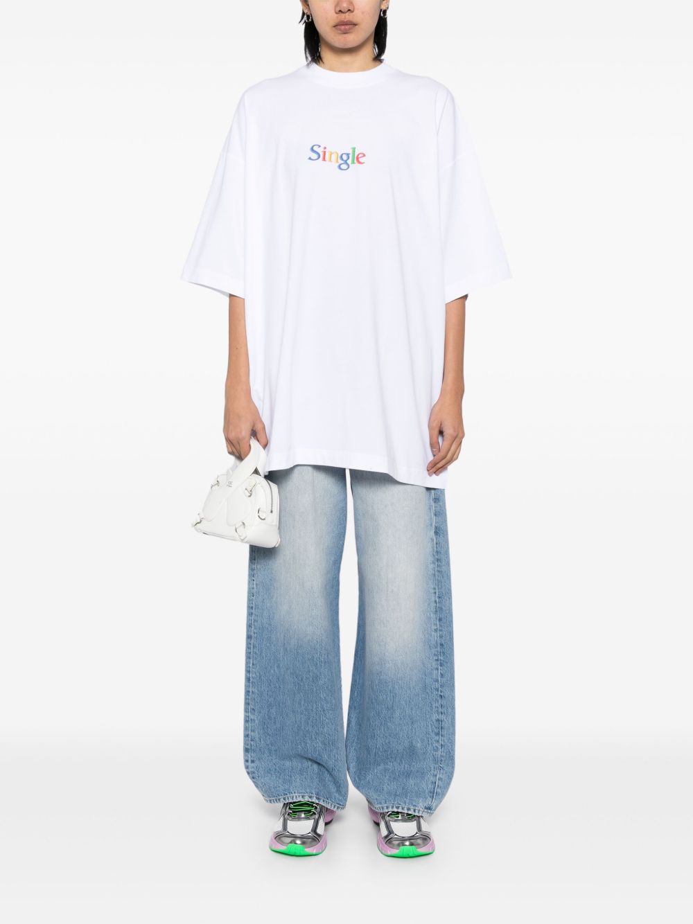 VETEMENTS T-shirt met grafische print - Wit