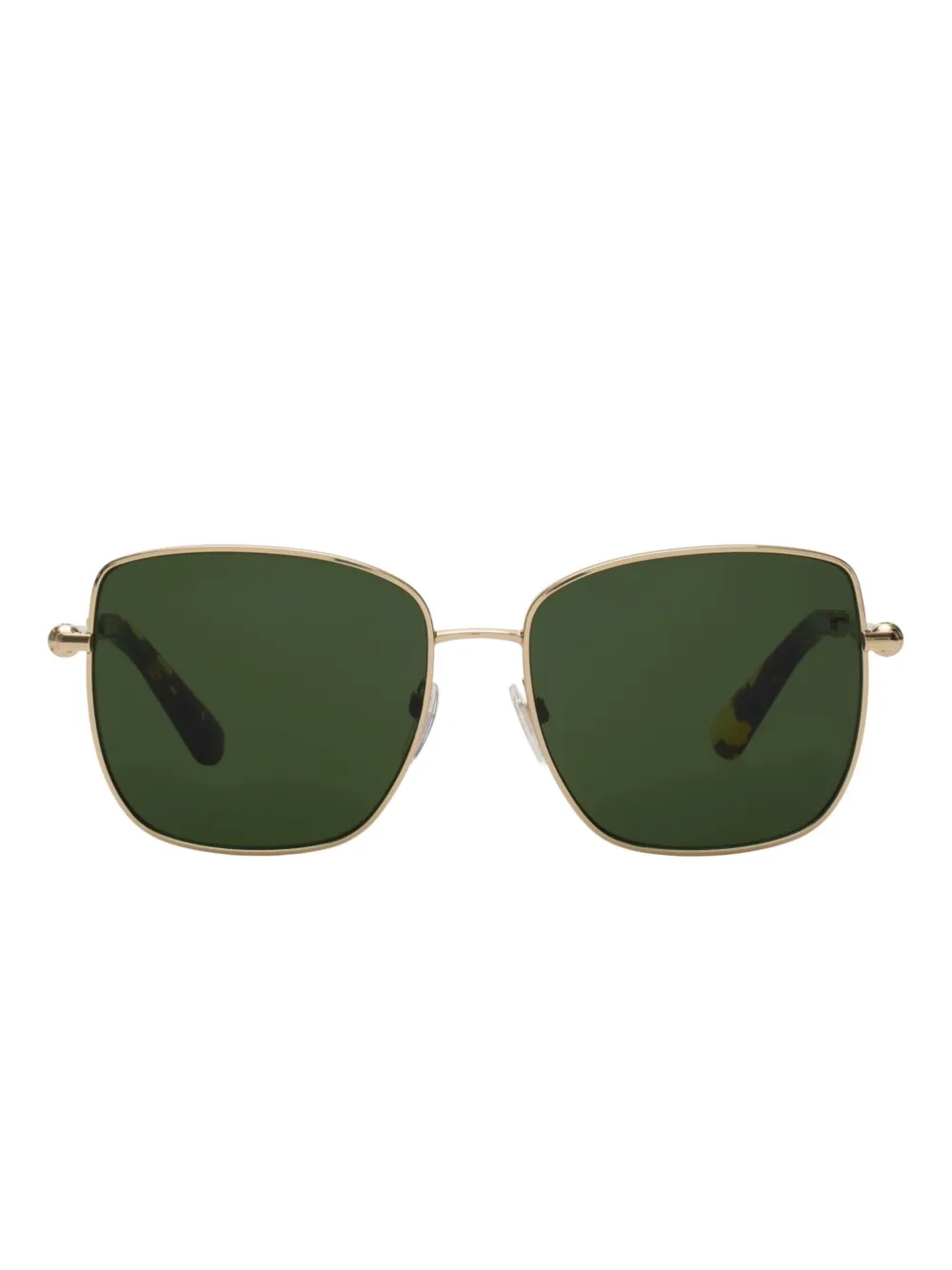 Burberry Square-frame Sunglasses In Gold