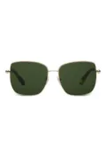 Burberry square-frame sunglasses - Gold