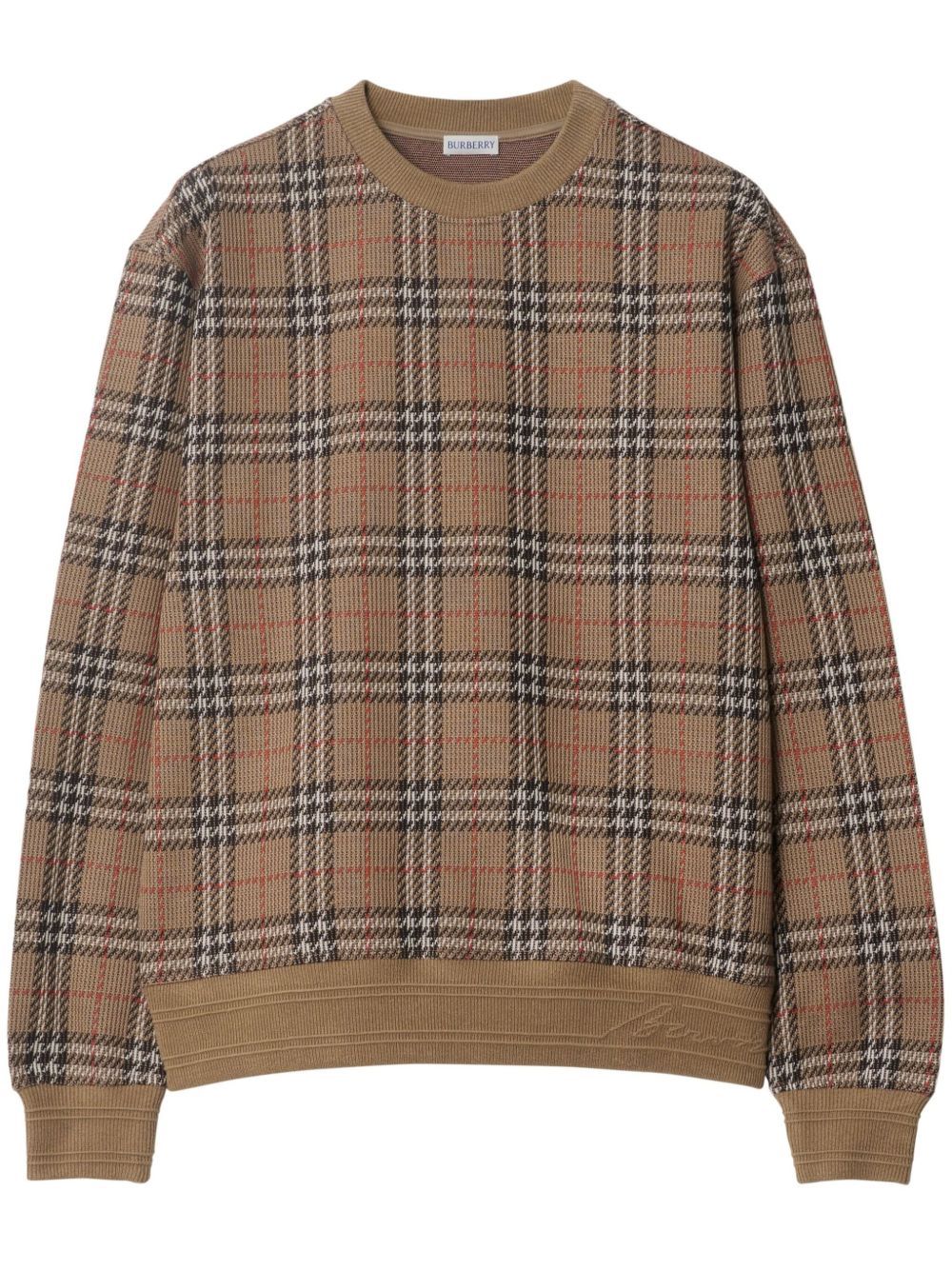 BURBERRY VINTAGE CHECK SWEATER