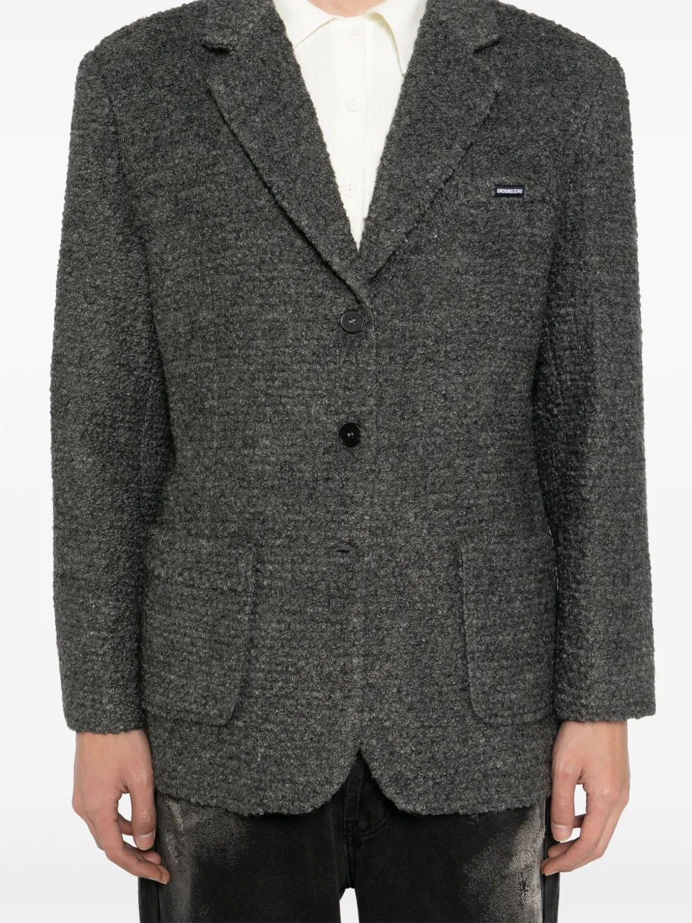 GROUND ZERO SINGLE-BREASTED BLAZER