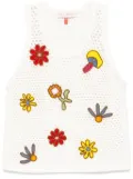 Mira Mikati knitted vest - White