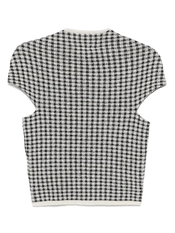 MM6 Maison Margiela チェックボクシーシャツ