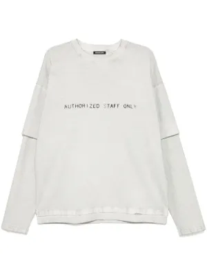 Ader Error Trs ロングTシャツ | グレー | FARFETCH JP