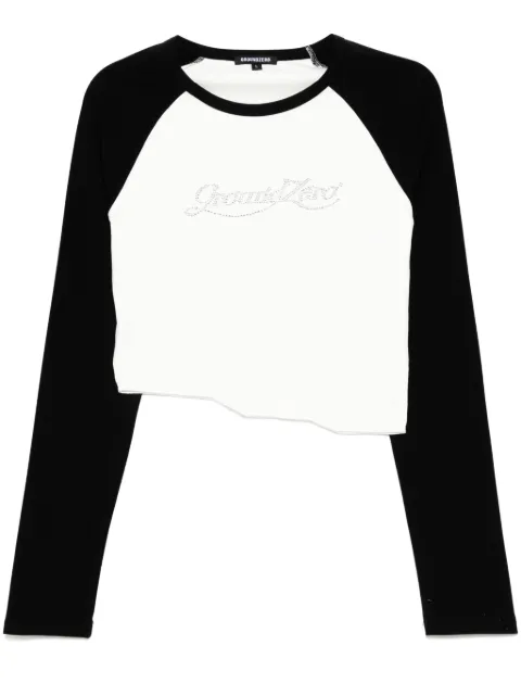 Ground Zero crystal-embellished T-shirt
