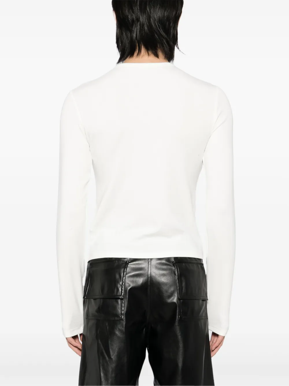 Ground Zero T-shirt met print Wit