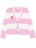Mira Mikati embroidered signature cardigan - Pink